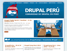 Tablet Screenshot of drupalperu.org